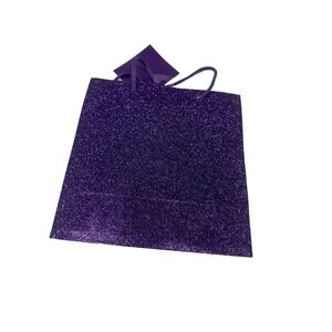 flomo party present gift bag glitter purple